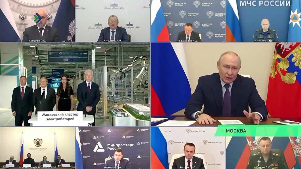 Владимир Путин – «Развитие отечественной индустрии систем накопления энергии имеет важное значение для укрепления технологического суверенитета России»