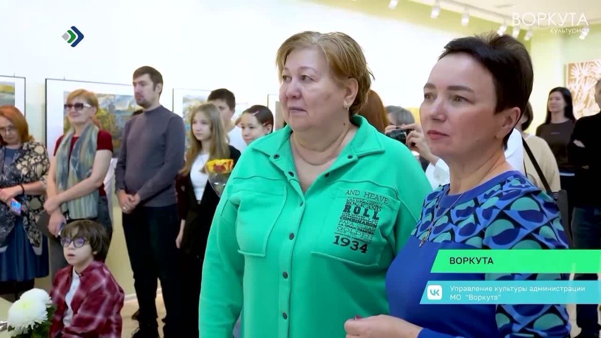 В зале Выставочного зала Воркуты открылась персональная выставка работ Софьи Хапиной