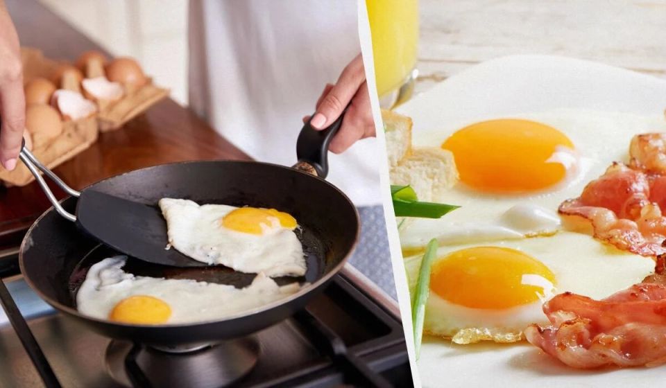Спокойный способ жарить яйца с водой: экономия времени и светлый результат