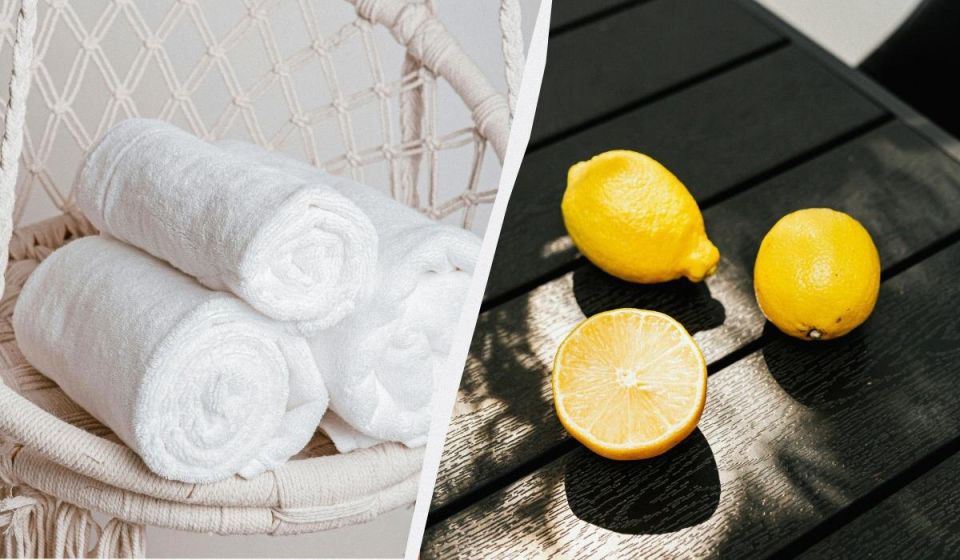 Как вернуть полотенцам белизну и мягкость с помощью лимона